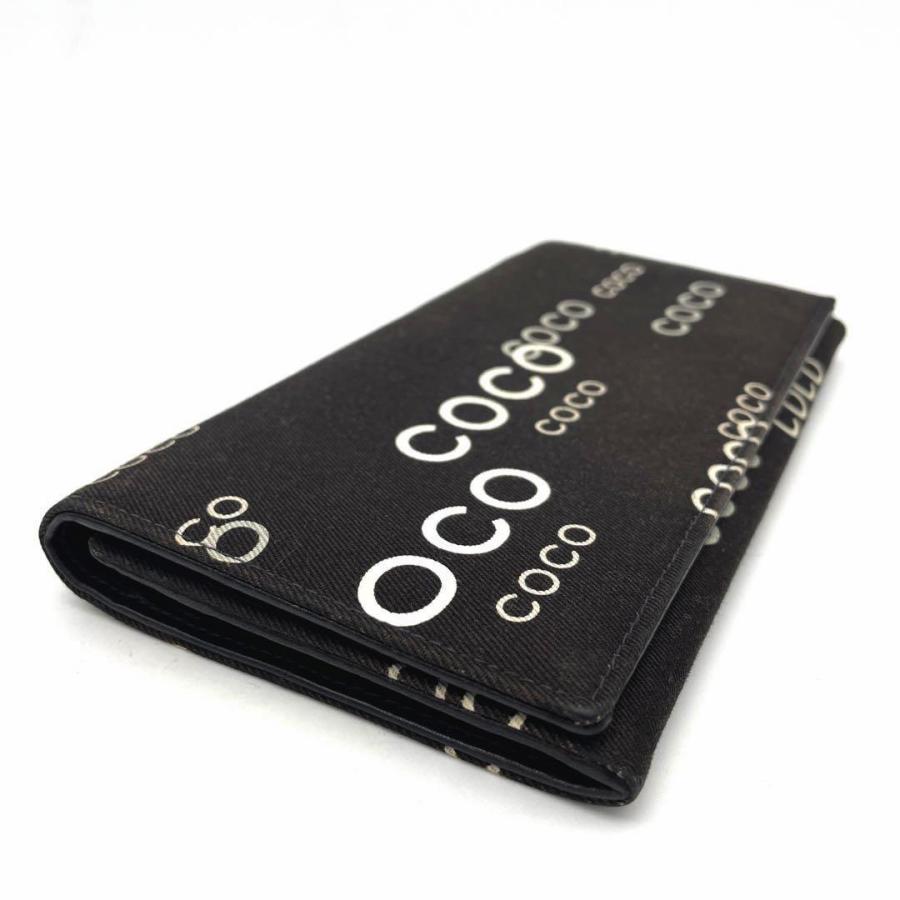 シャネル　CHANEL 長財布　二つ折り財布　ブラック　黒　レザー　ココマーク ❤️CHANEL 二つ折り財布 ブラック レザー 【公式通販】