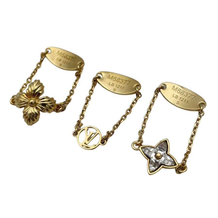 Louis Vuitton Blooming strass rings set (M68377)