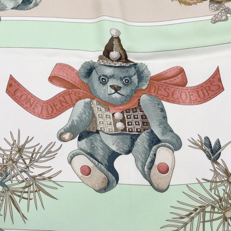 HERMES エルメス スカーフ カレ90 『CONFIDENTS DES COEURS(心の友  