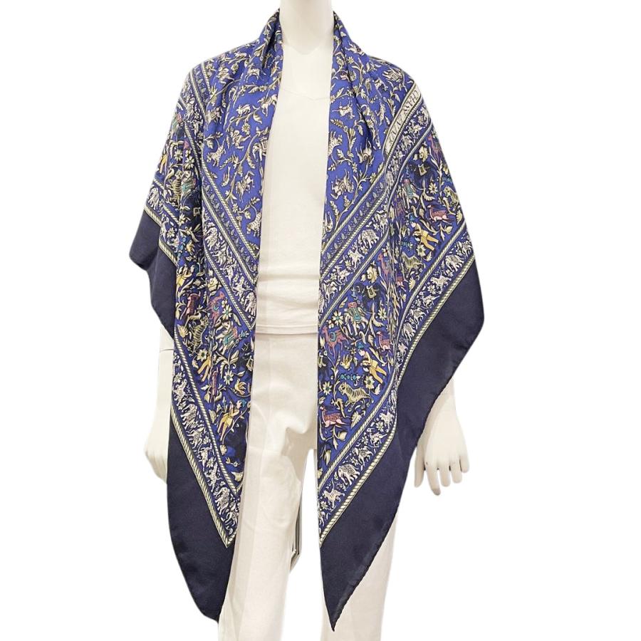 HERMES（エルメス） カレ140 カシシル 『CHASSE EN INDE(インドの狩猟