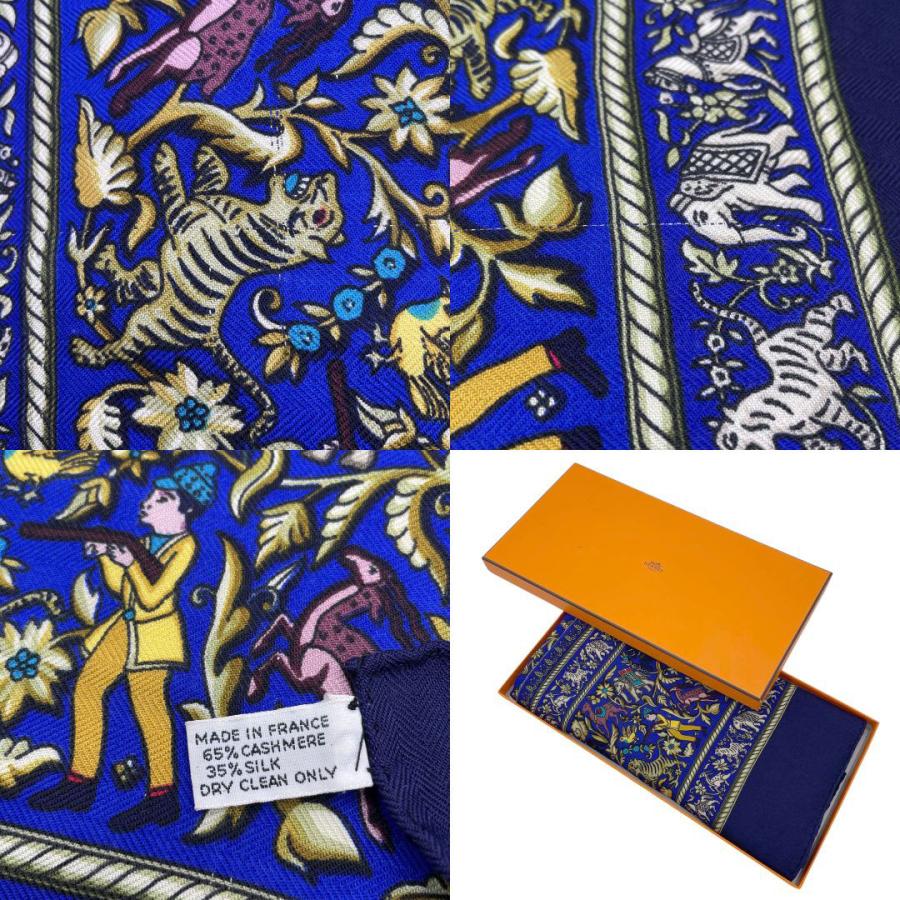 HERMES（エルメス） カレ140 カシシル 『CHASSE EN INDE(インドの狩猟