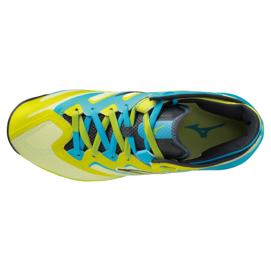 MIZUNO（ミズノ） 卓球シューズ ウエーブメダル NEO イエロー×ブラック