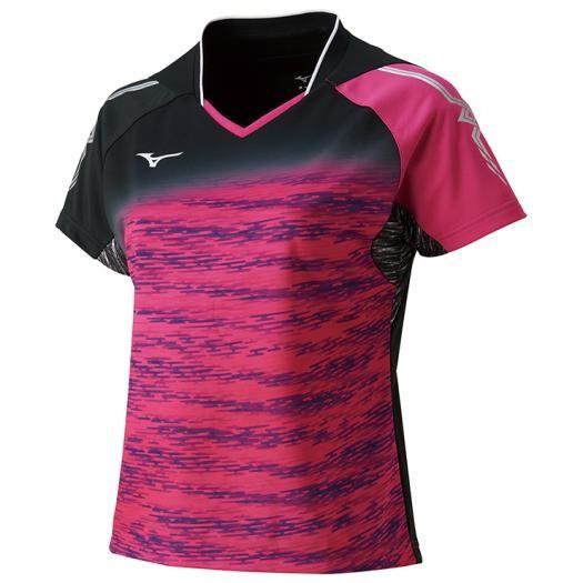 卓球 ウェア ミズノ ゲームシャツ ウィメンズ ベリーピンク ja01 64 ja0164 エスケイスポーツ 通販 Yahoo ショッピング