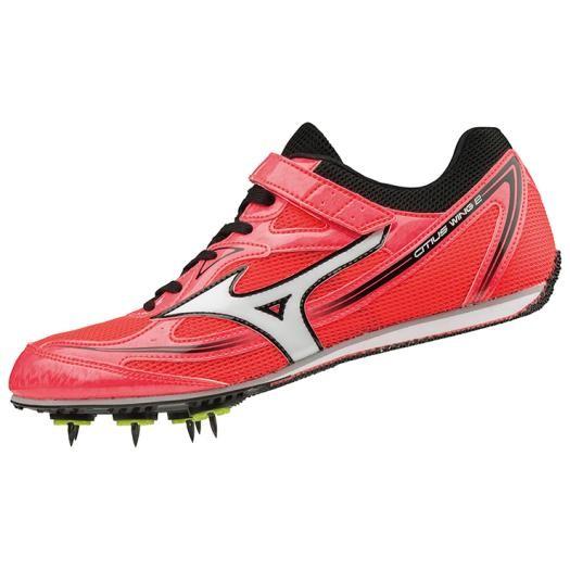 陸上スパイク ミズノ シティウスウィング 正規認証品 新規格 2 特価返品交換不可 フラッシュオレンジ ホワイト ブラック U1ga1924 60