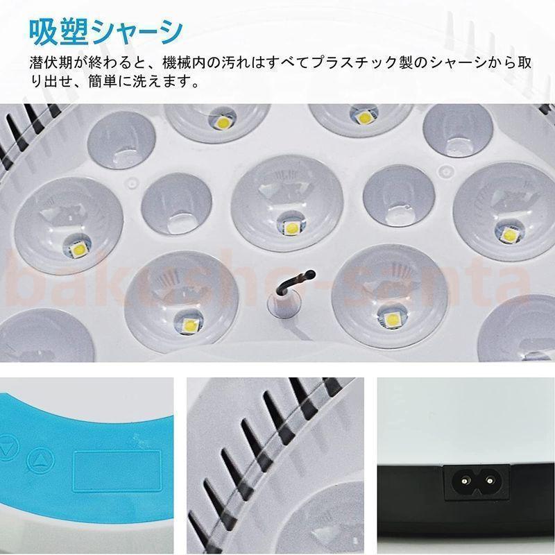 自動孵卵器 インキュベーター 入卵個 鳥類専用孵卵器 検卵ライト内蔵
