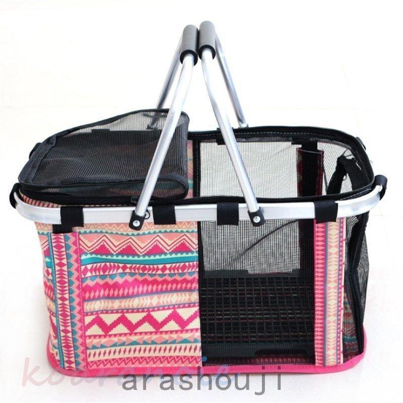 ペットキャリーバッグペットキャリーかごペットかごキャリーバッグ猫用犬用ペット用品折りたたみ小型犬防災通院避難用2022敬老の日クリスマス の商品画像