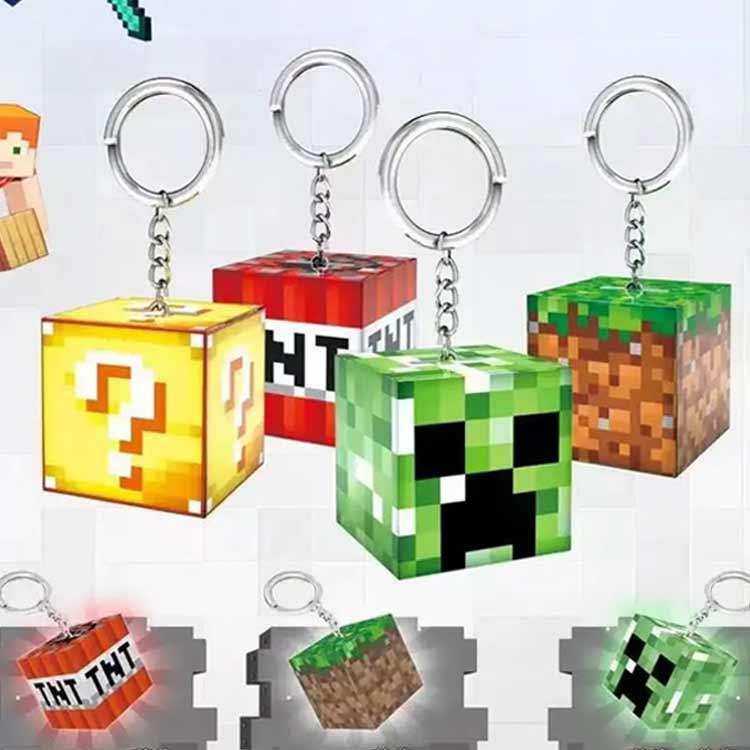 マグネット ブロック マインクラフト 磁石 積み木 ランダム発送 マイクラ風ミニフィグ ミニフィギュア付 収納ボックス付 キューブ おもちゃ 知育玩具の画像