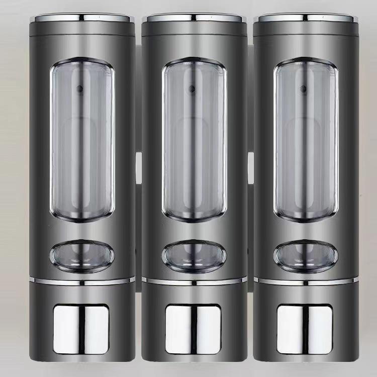シャンプーボトル おしゃれ ソープディスペンサー 壁掛け 400ml×3本