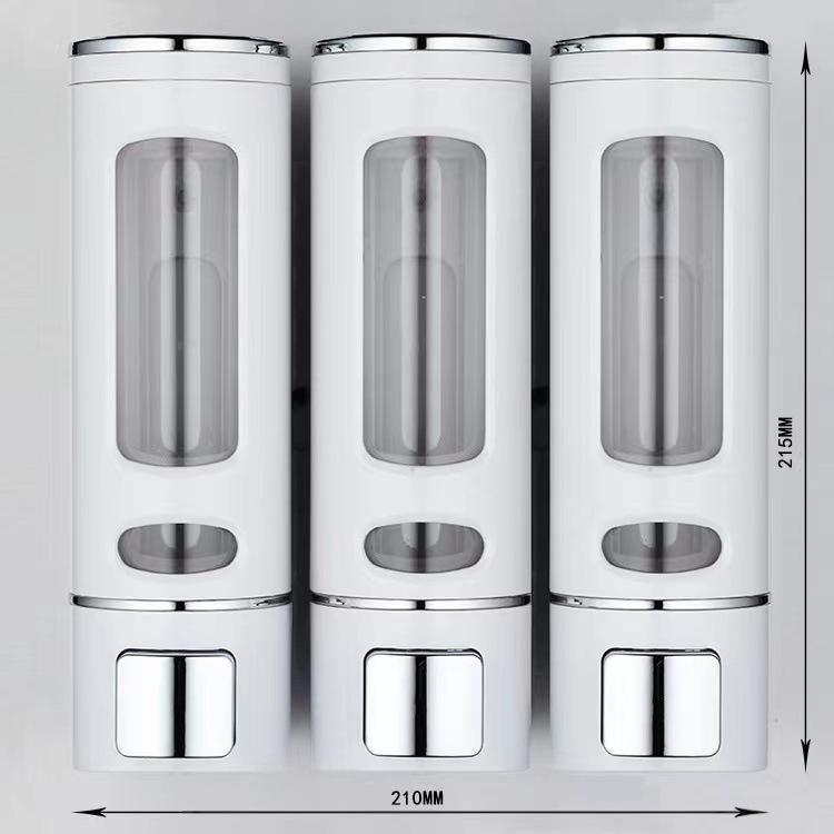 シャンプーボトル おしゃれ ソープディスペンサー 壁掛け 400ml×3本