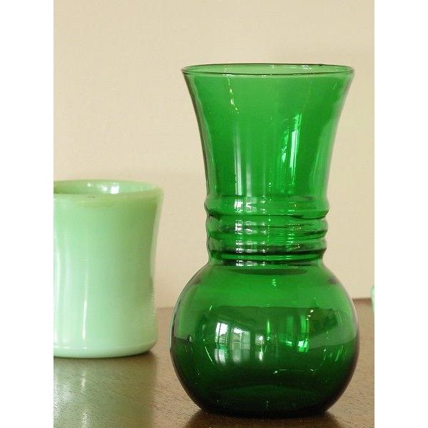 アンカーホッキング ANCHOR HOCKING フォレストグリーン フラワー