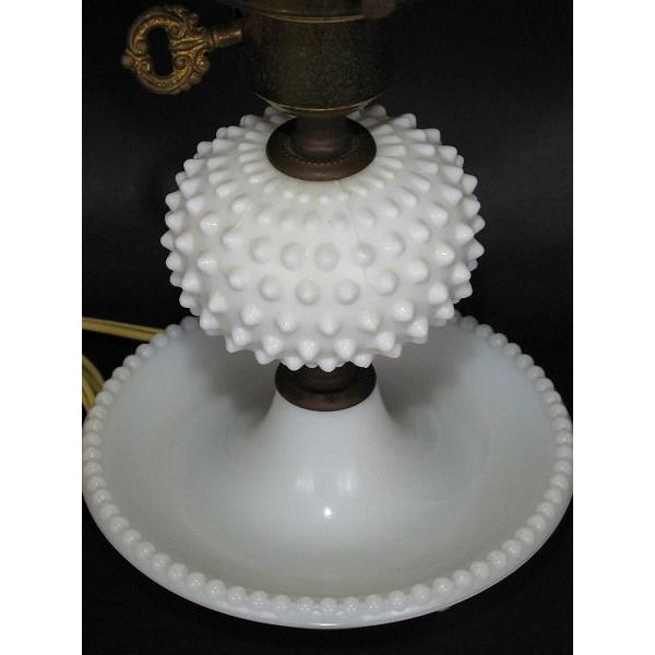 フェントン アンティーク ホブネイル【2,000円お値引きします】 アンティーク FENTON フェントン ホブネイル スタンドライト