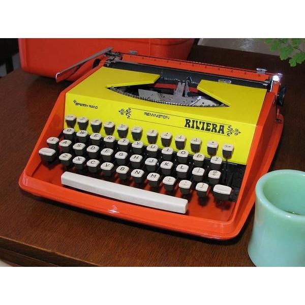 60年代 REMINGTON RIVIERA レミントン リビエラ タイプライター : SK
