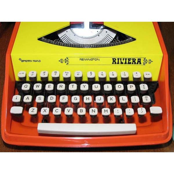 60年代 REMINGTON RIVIERA レミントン リビエラ タイプライター : SK