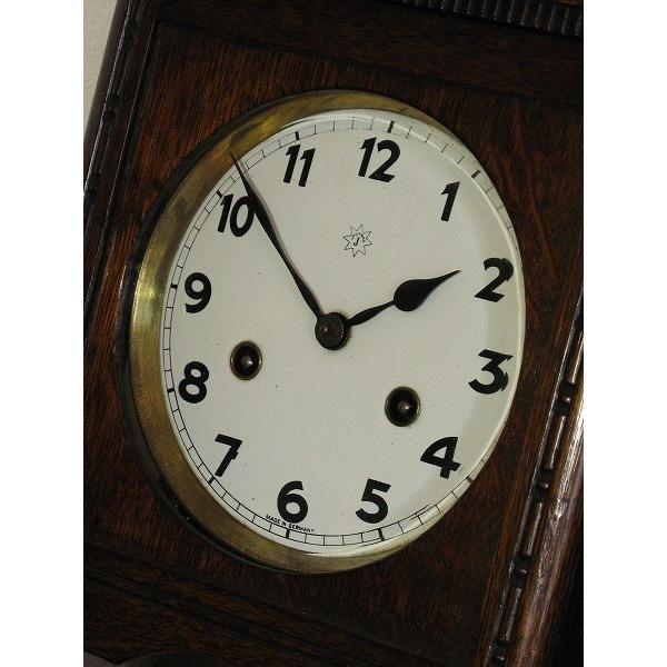 アンティーク ドイツ製 JUNGHANS ユンハンス 柱時計 掛時計 振り子時計 