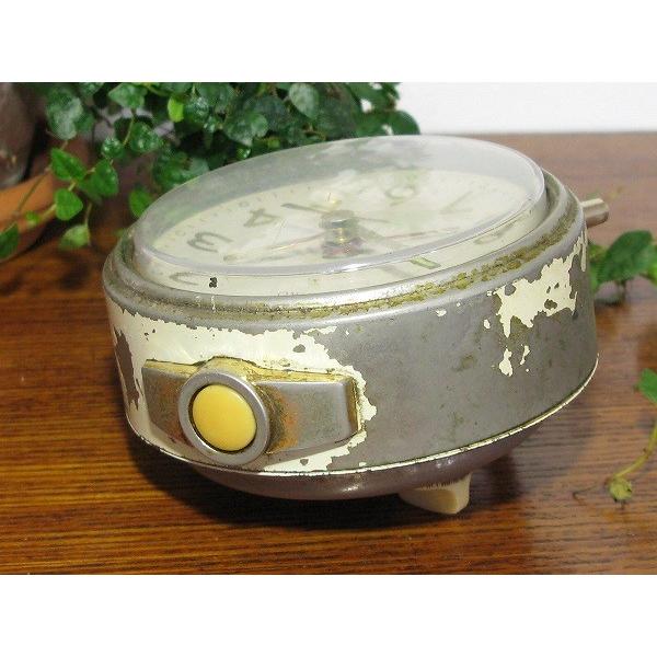 アンティーク　ウランガラス　精工舎　セイコー　手巻置時計　C　7792 アンティーク ウランガラス 精工舎 セイコー 手巻置時計 C 7792