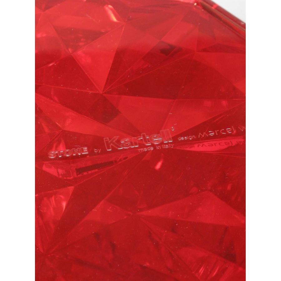 中古 Kartell/カルテル 正規品 Stone/ストーン レッド/赤
