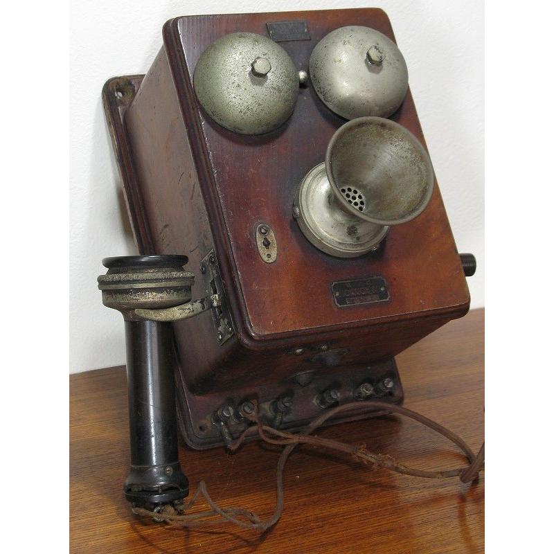 アンティーク 電話機 大正十一年 東京日本電気株式会社 新潟電力代479