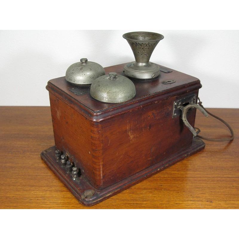 アンティーク 電話機 大正十一年 東京日本電気株式会社 新潟電力代479