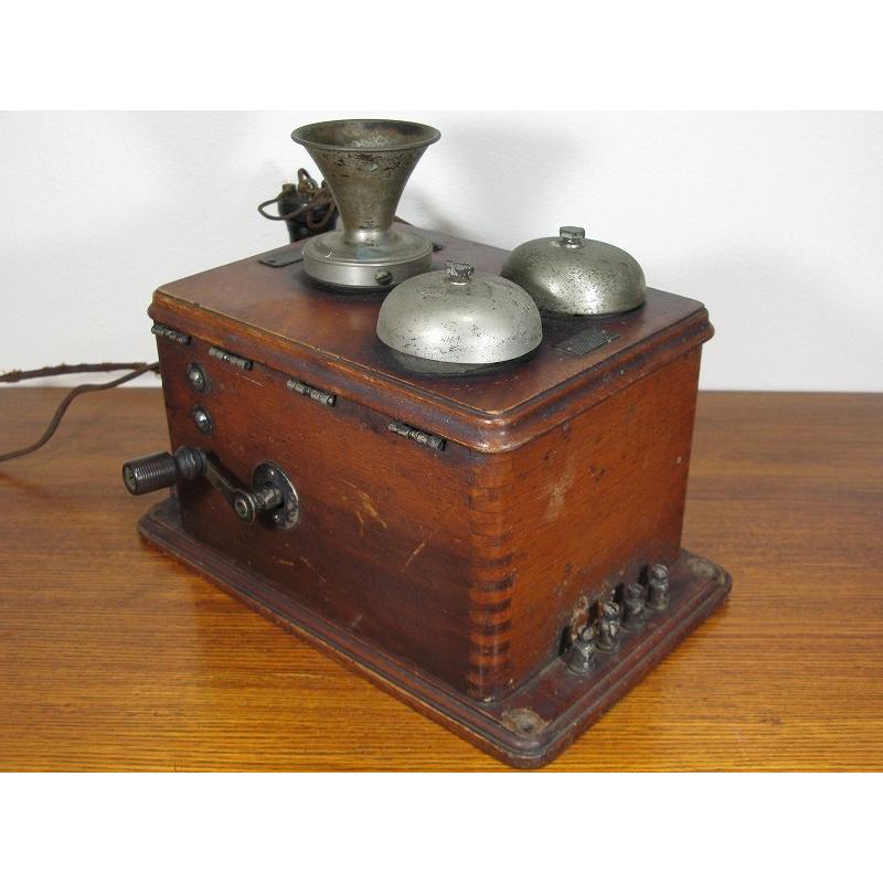 アンティーク 電話機 大正十一年 東京日本電気株式会社 新潟電力代479