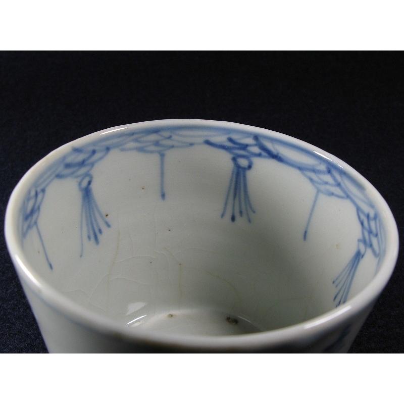 古伊万里 染付 山水漢詩文 蛇の目高台 蕎麦猪口 (21) : SK STORE