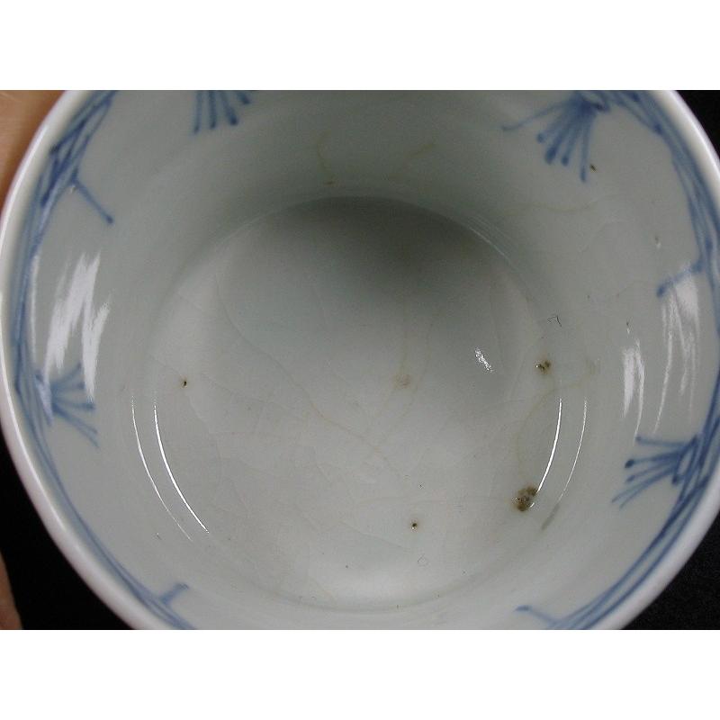 古伊万里 染付 山水漢詩文 蛇の目高台 蕎麦猪口 (21) : SK STORE