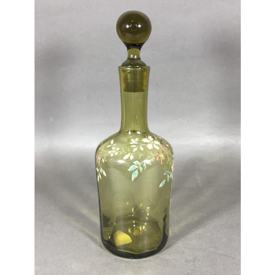 アンティーク香水瓶　アールヌーボー アンティーク フランス アールヌーボー Mont joye モンジョワ エナメル