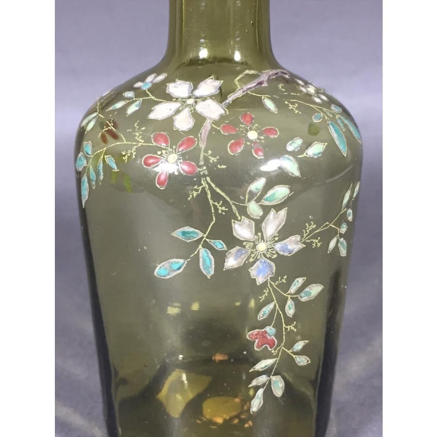 ⭐欧米 西洋アンティーク アールヌーボー エナメル彩ガラス 古美術骨董品 ⭐欧米 西洋アンティーク アールヌーボー エナメル彩ガラス 古