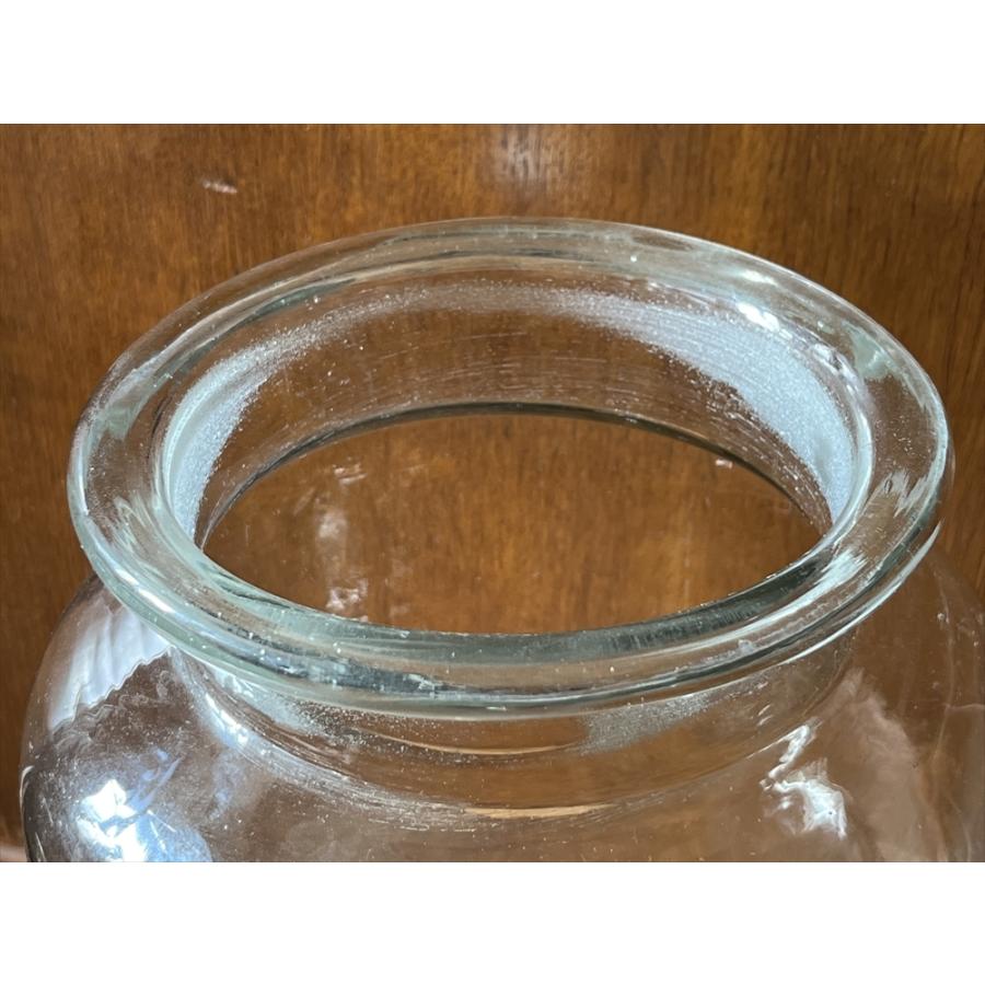 ガラス製保存瓶 昭和レトロ　ヴィンテージ ヴィンテージ 昭和レトロ ガラスジャー 保存瓶 キャンディーポット