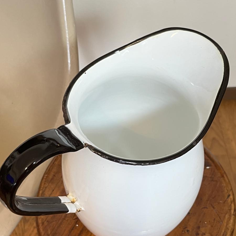 ヴィンテージ 昭和レトロ GIRAFFE ジラフ ホーロー 水差 ピッチャー