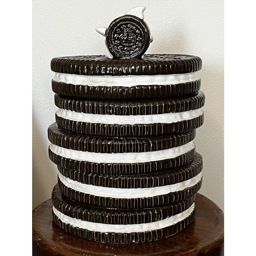 ヴィンテージ キャラもの オレオ 陶器製 クッキージャー 保存容器