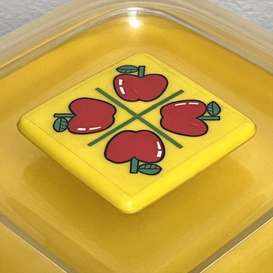 ヴィンテージ 昭和レトロ リンゴイラスト 保存容器 タケヤプラスチック