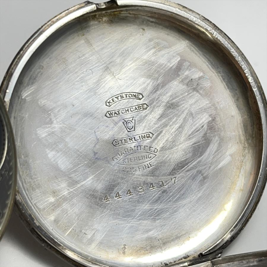 ELGIN クォーツ懐中時計 シルバー925 値下げ! ELGIN 懐中時計 アンティーク - メルカリ