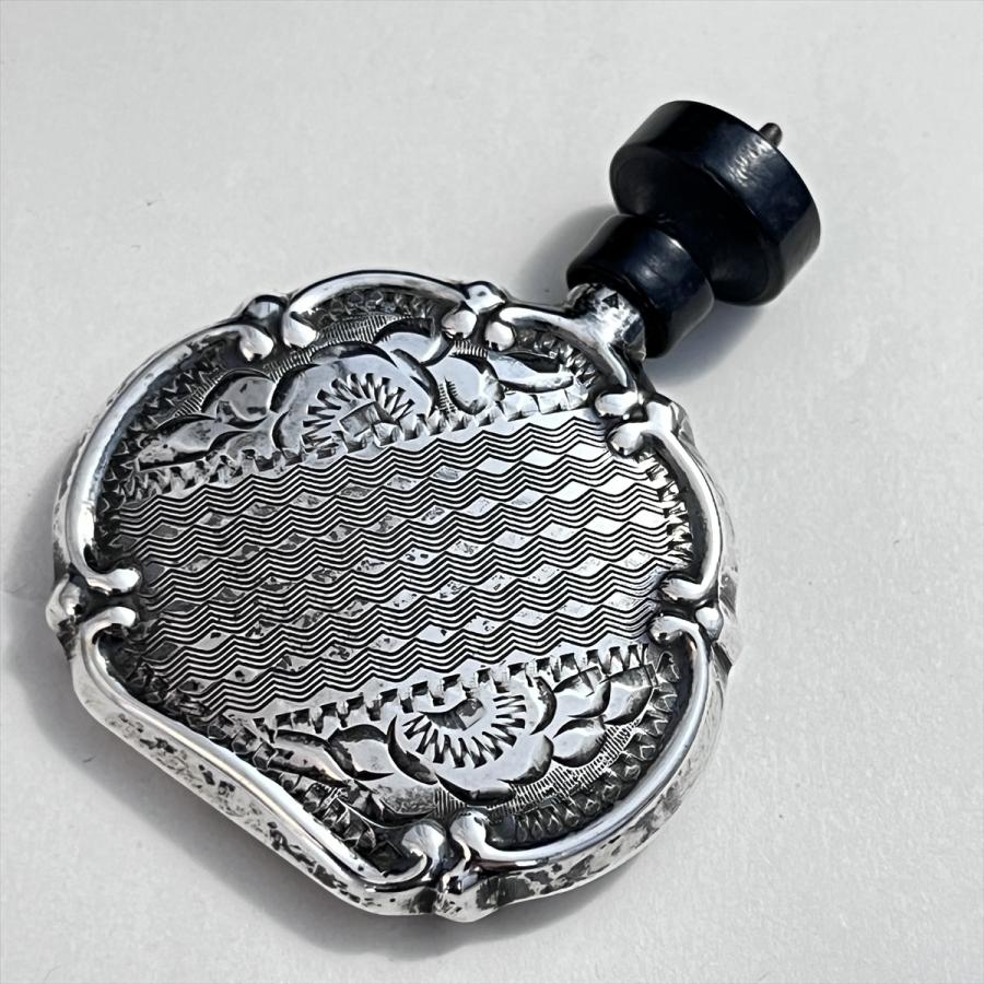 アンティーク 香水 ボトル スターリングシルバー 銀製 スターリング