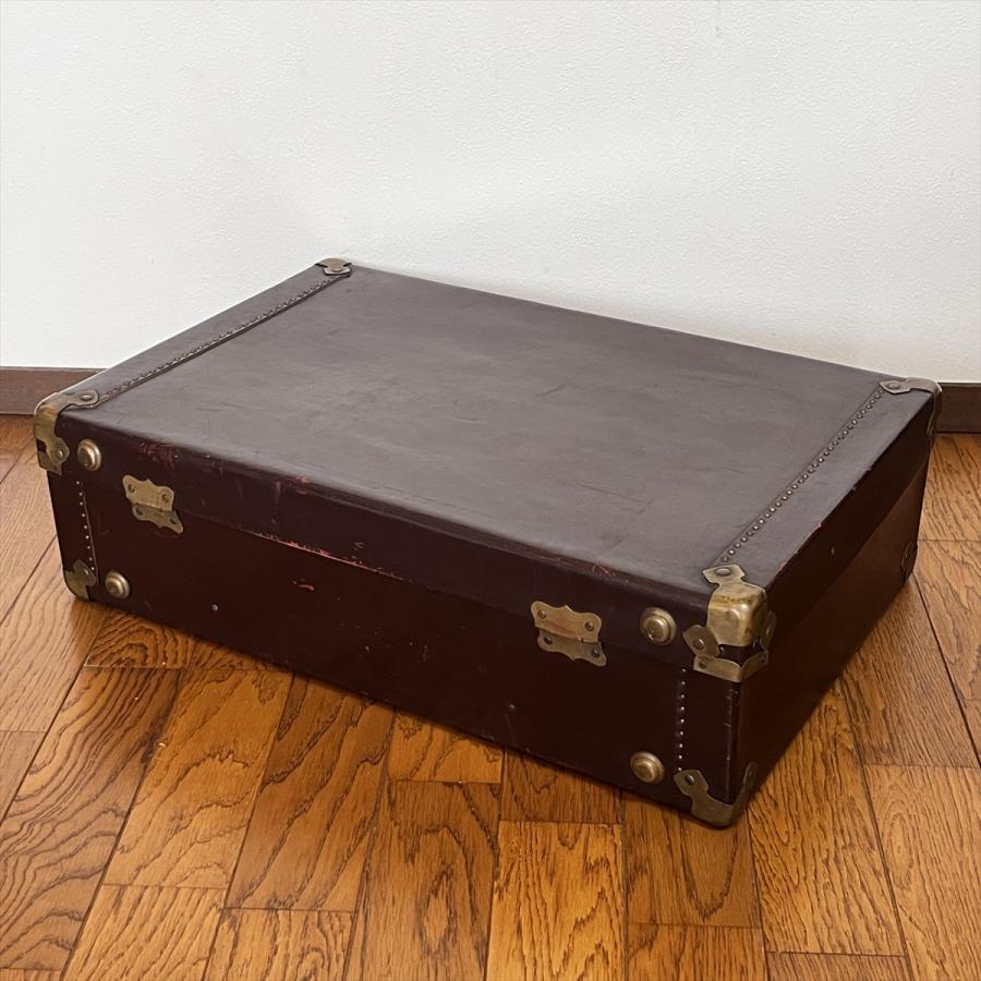 アンティーク トランク ヴィンテージ 昭和レトロ ヴィンテージ 昭和レトロ トランク スーツケース カギ無 : SK STORE