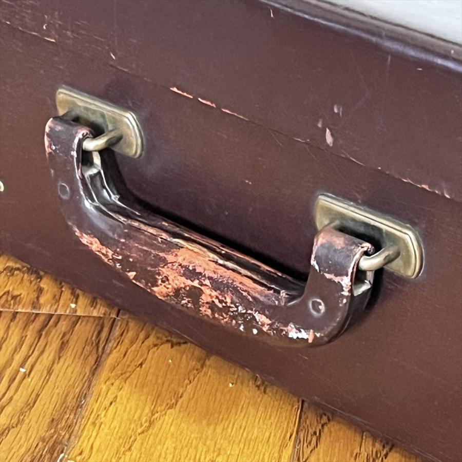 ヴィンテージ 昭和レトロ トランク スーツケース カギ無 : SK STORE