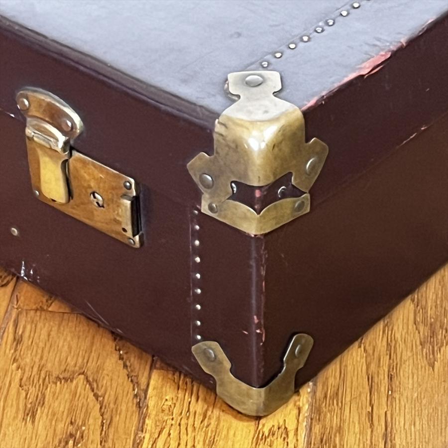 ヴィンテージ 昭和レトロ トランク スーツケース カギ無 : SK
