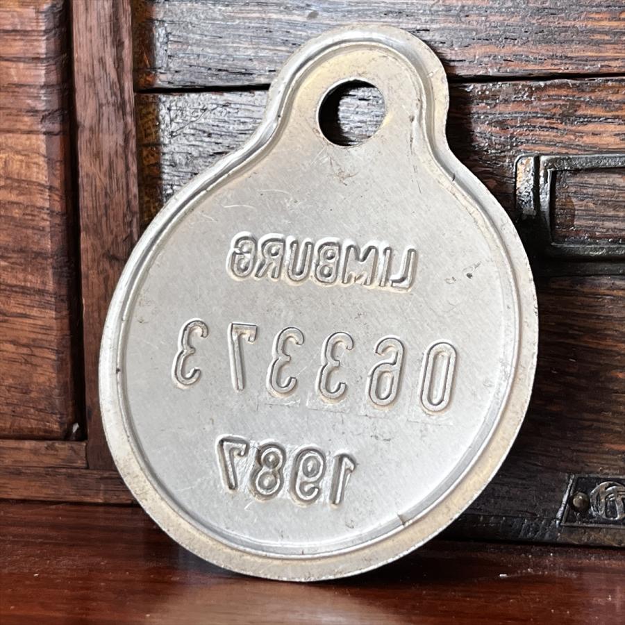 送料無料 ヴィンテージ コレクター物 1980年代 ベルギー LIMBURG リンブルグ 自転車 ライセンスプレート |  | 01