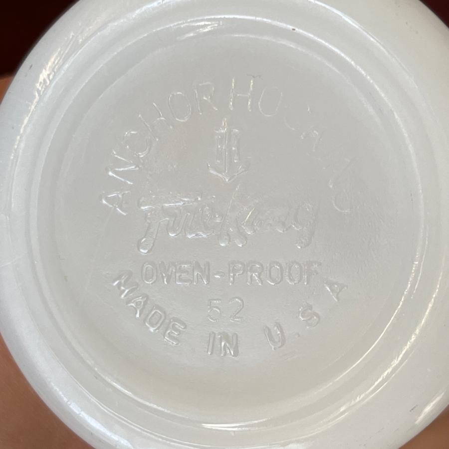 【ヴィンテージ美品】Fire King アメリカ製 オリジナル箱付き 1960年 1960年代のFire-king 爽やかな春を思わせるイエロー | マメチコ