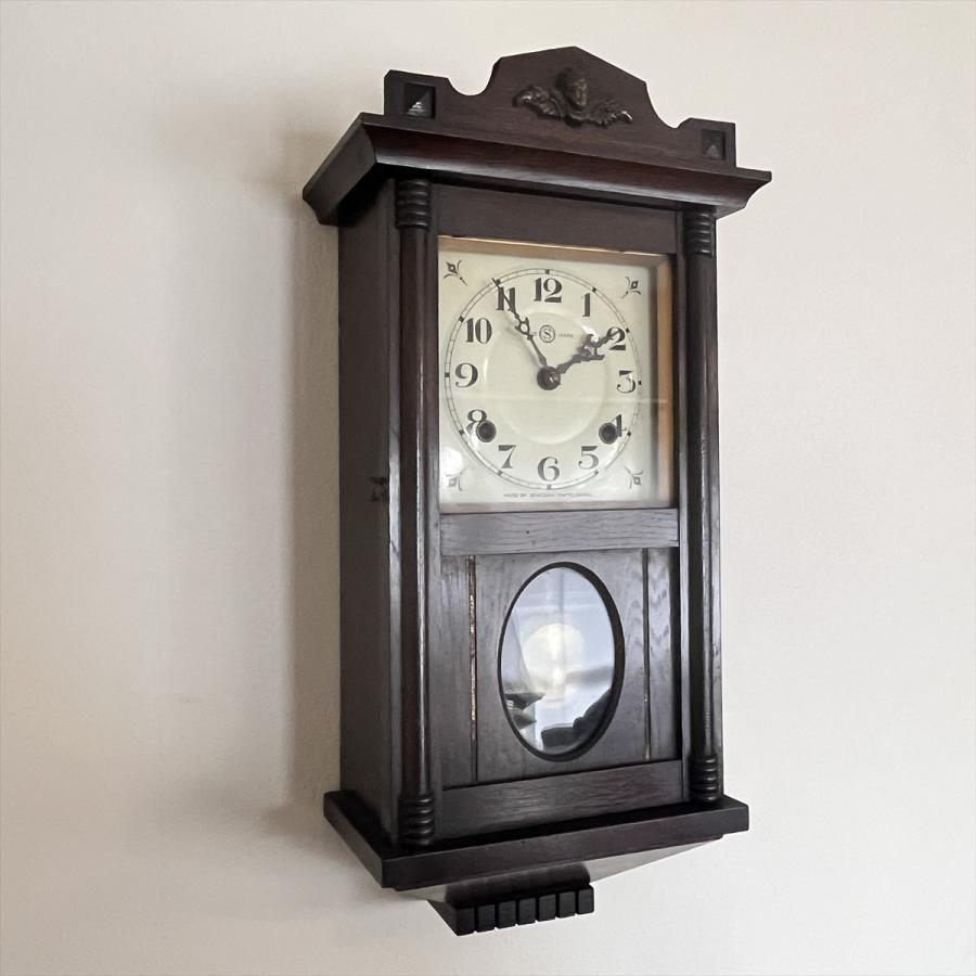 アンティーク 昭和初期 SEIKOSHA 精工舎 セイコー スリゲル 1号 琺瑯