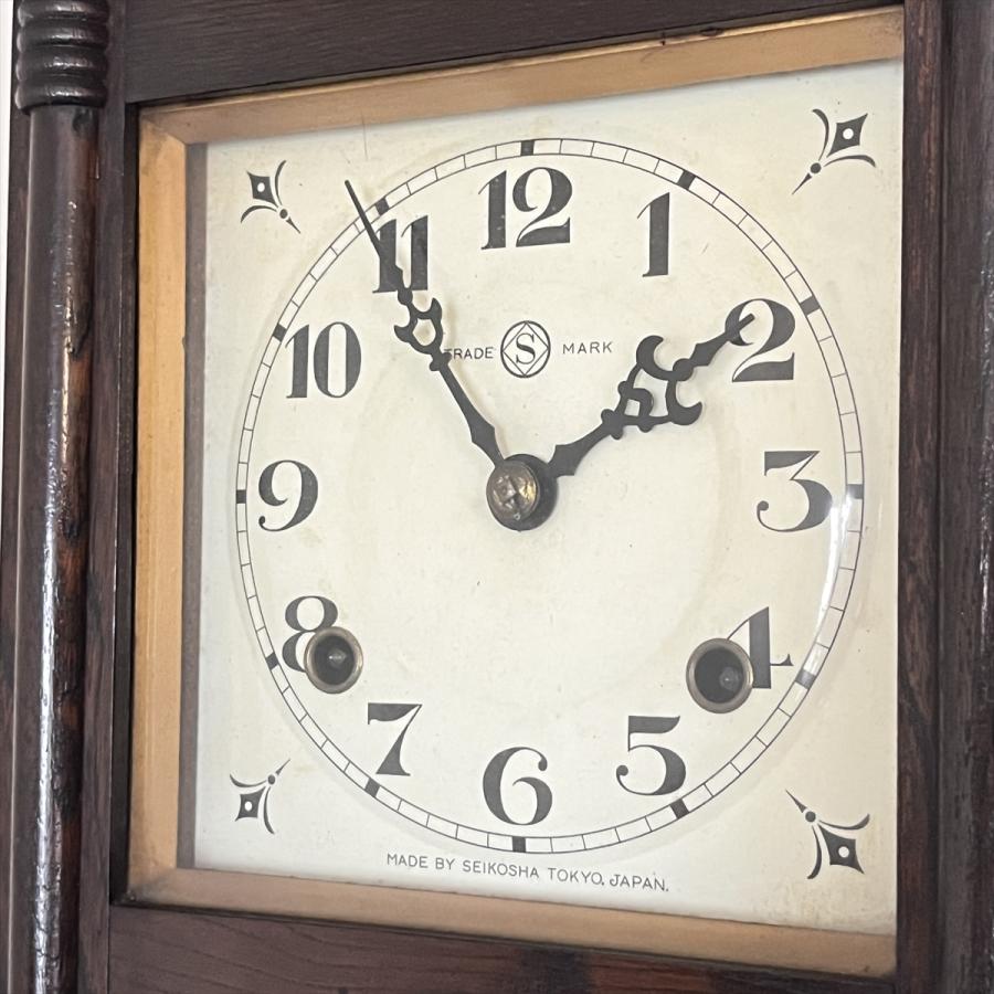 アンティーク 昭和初期 SEIKOSHA 精工舎 セイコー スリゲル 1号 琺瑯