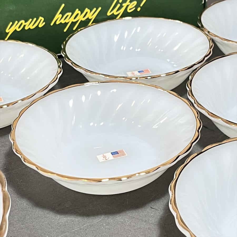 デッドストック！アンカーホッキング　Fire King バブルボウルセット デッドストック！アンカーホッキング Fire King バブルボウルセット