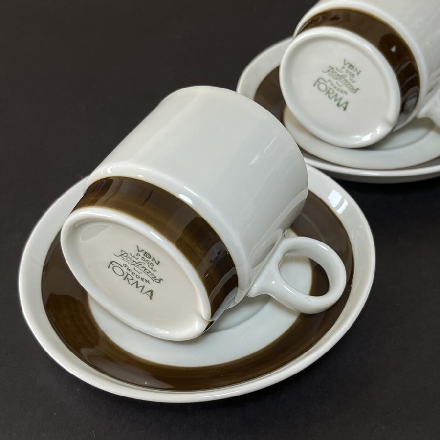 ロ−ルストランド　スエ−デン 592 デミタスカップセット六客　ヴィンテージ ロ−ルストランド スエ−デン 592 デミタスカップセット六客