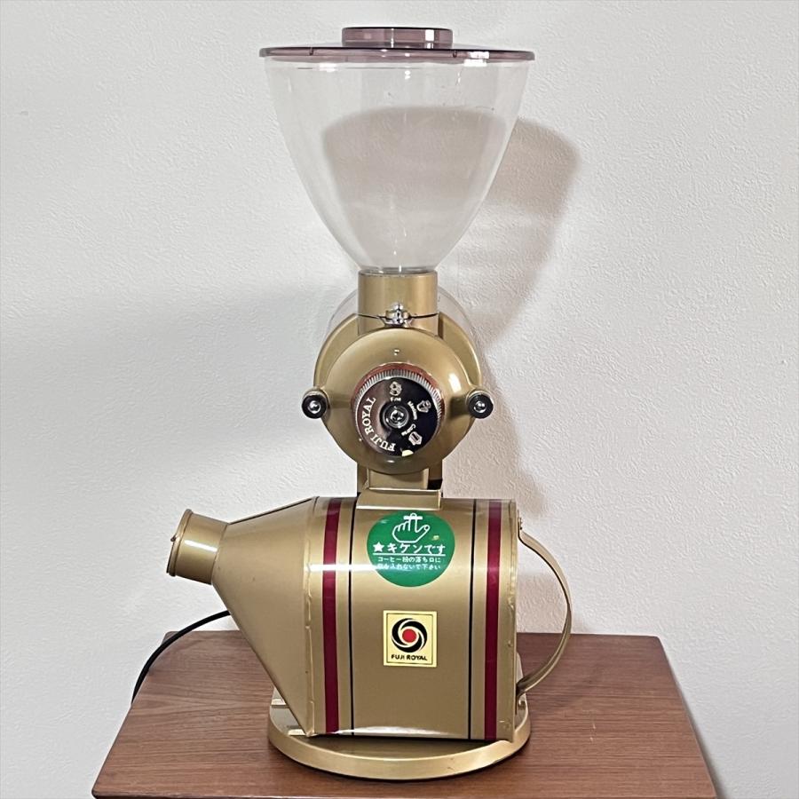 フジローヤルコーヒーミル R 440 稼働品 ヴィンテージ カフェ器具 銘品 電動コーヒーミル グラインダー FUJI