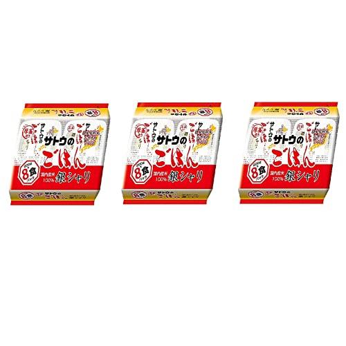 サトウ食品 サトウのごはん 銀シャリ 200g×8食パック :a59ce13f432:S&K