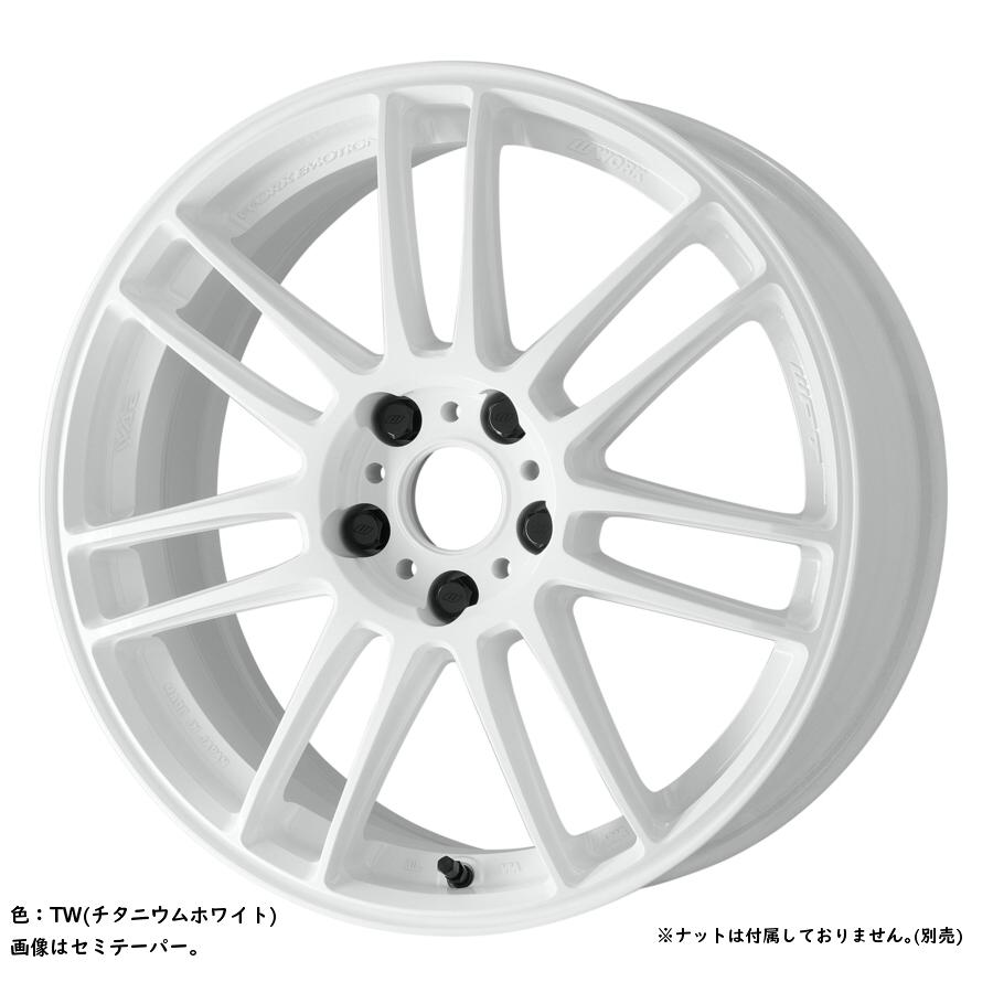 WORK F:7.5J,R:8J×17インチ, 5/114.3 新品ホイール4本 ワーク