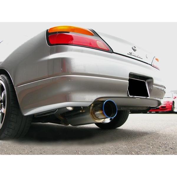 S15シルビア spec-S SR20DE(NA)用 GP SPORTS EXAS EVO Tune 砲弾左出しマフラー JASMA認定 車検対応 車高短対応 チタンスライドテール｜skt-gallerykanagawa｜04