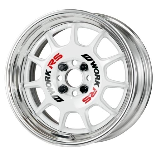WORK F:5.5J／R:7J×15インチ PCD:100-4H 国産車用 オーダーイン