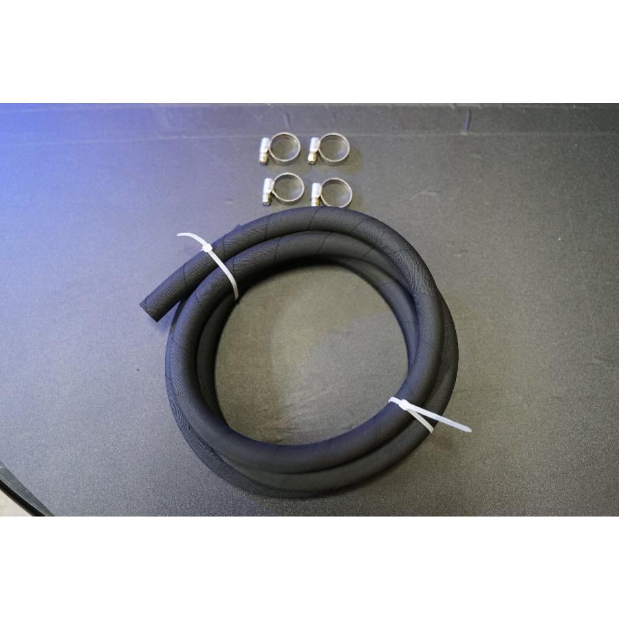 Z1/Z2/KZ系　布巻取り出し口オイルクーラーホース耐油耐圧ホースセット カワサキZ1/Z2/KZ/Z系 布巻オイルクーラーホース 1m 耐油耐圧ホース