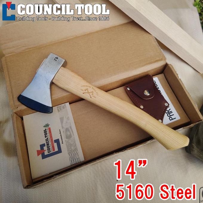 日本未発売 カウンシルツール Council tool 14"〜16” 手斧 斧 ベルビカットライン キャンプ 薪割り 5160鋼 焚火 アメリカ製 Made in USA 日本国内在庫 即納 |  | 06
