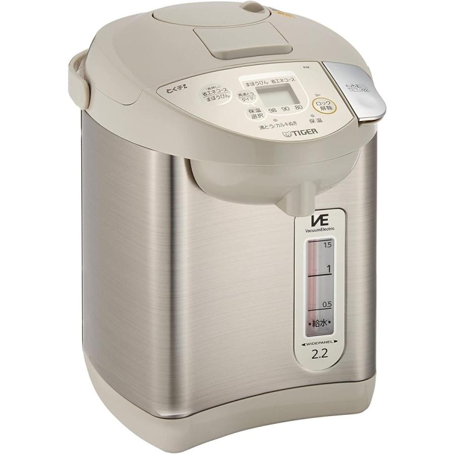 超安い タイガー 魔法瓶 電気 ポット 2 2l ベージュ 節電 Ve 保温 とく子さん Pik C Tiger キッチン家電 Www Rankinengineering Com